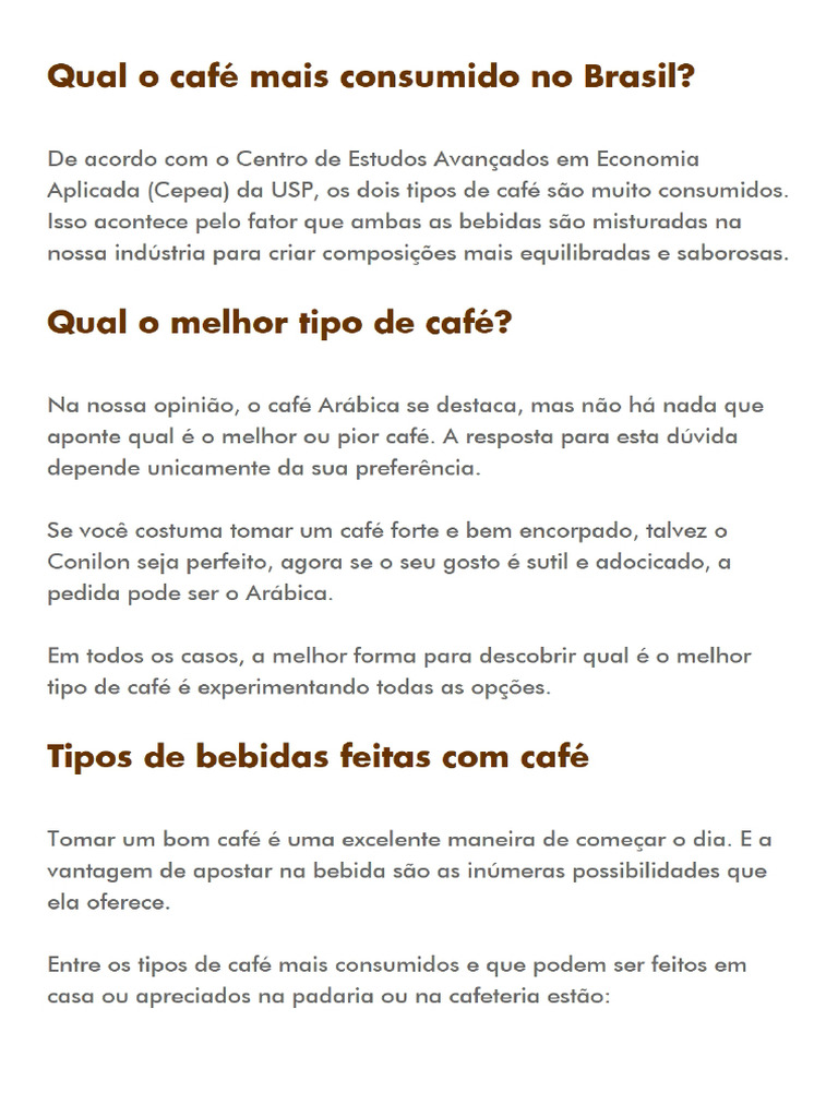 Guia Do Café - Parte 7 | PDF