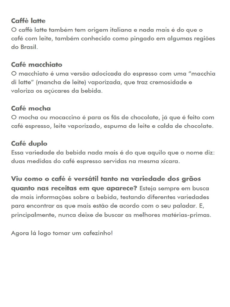Guia Do Café - Parte 9 | PDF