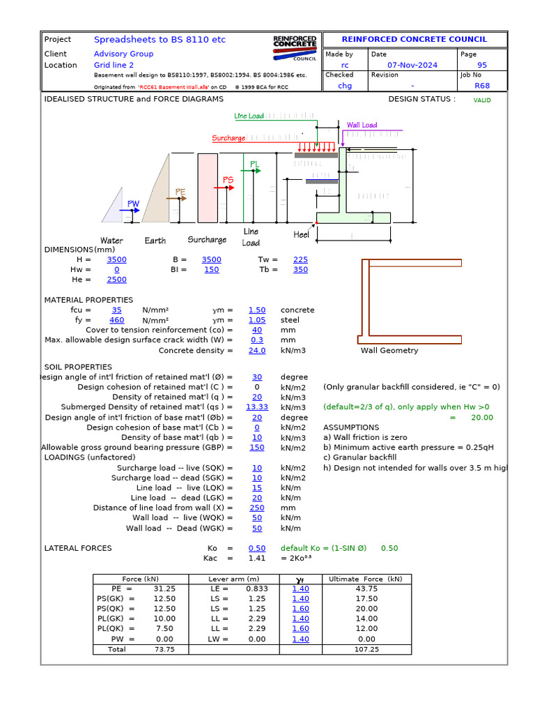Basement Wall Design in Berkshire | PDF | Civil Engineering | Building ...