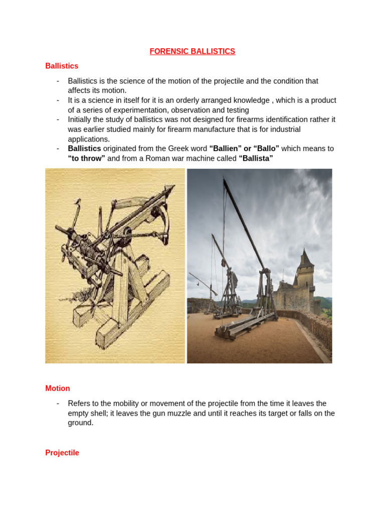 Forensic Ballistics Overview and Applications | PDF | Gun Barrel ...