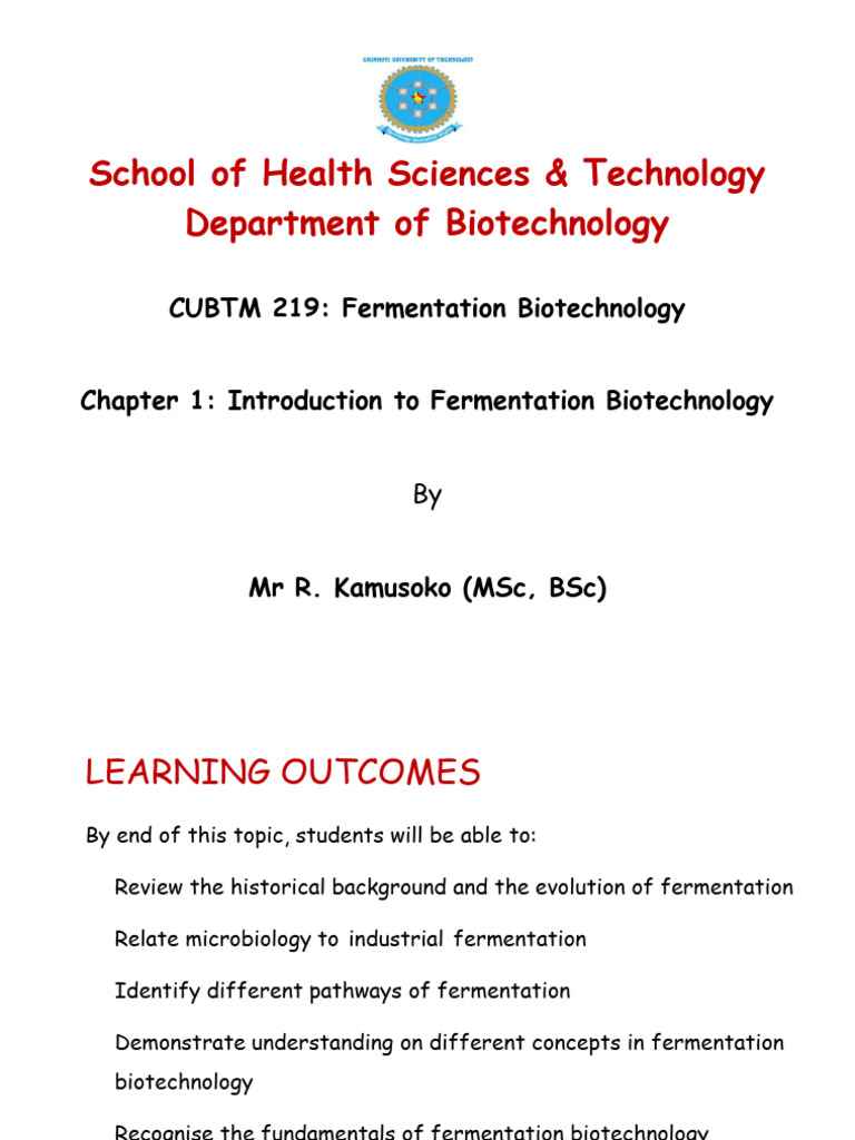 Introduction to Fermentation Biotechnology | PDF | Lactic Acid ...