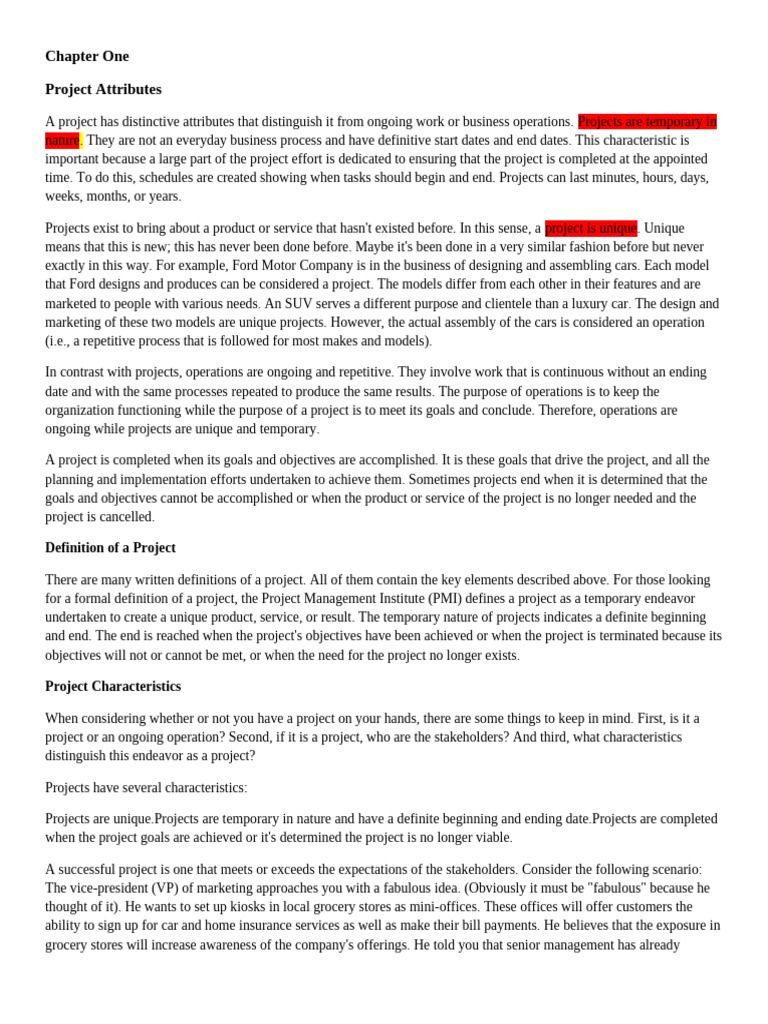 Strategic Project Management | PDF | Competitive Advantage | Project ...