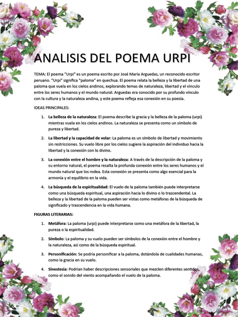 Análisis del poema 