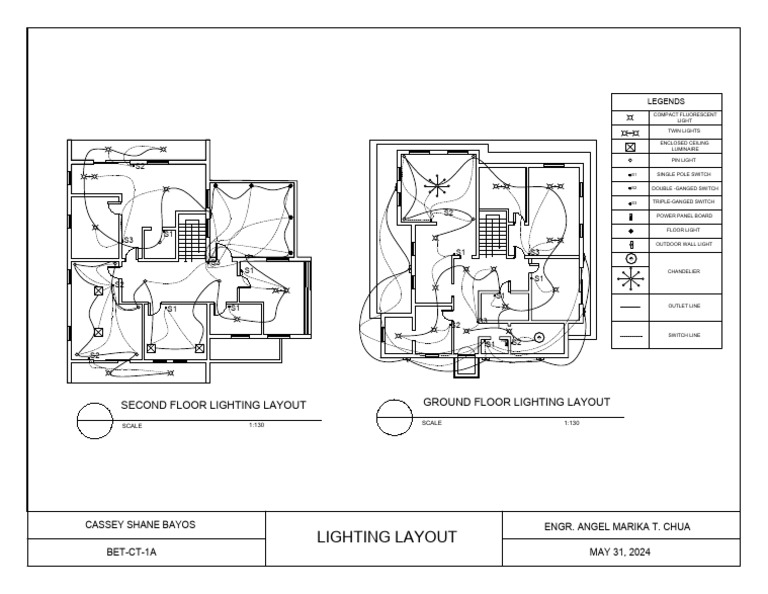 ELECTRICAL LAYOUT - Layout2 | PDF | Lighting | Interior Design