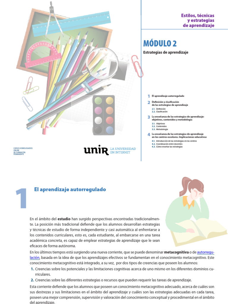 Estrategias de Aprendizaje | PDF | Aprendizaje | Enseñando