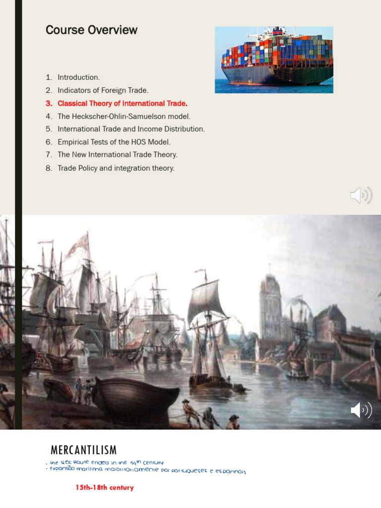 Overview of International Trade Theories | PDF | Mercantilism | Trade
