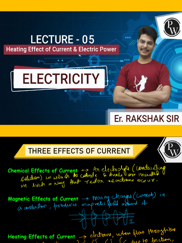 Electricity 05 - Classnotes | PDF