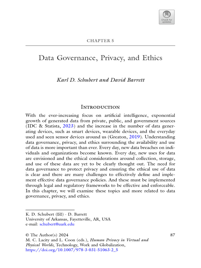 Data Governance and Ethics Explained | PDF | Credit Card | Privacy