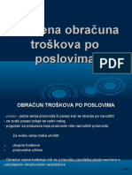 Obracun Troskova Po Poslovima