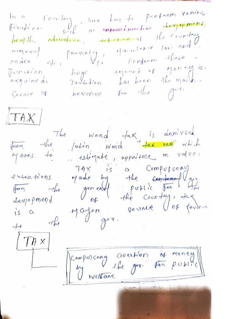Tax Structure | PDF
