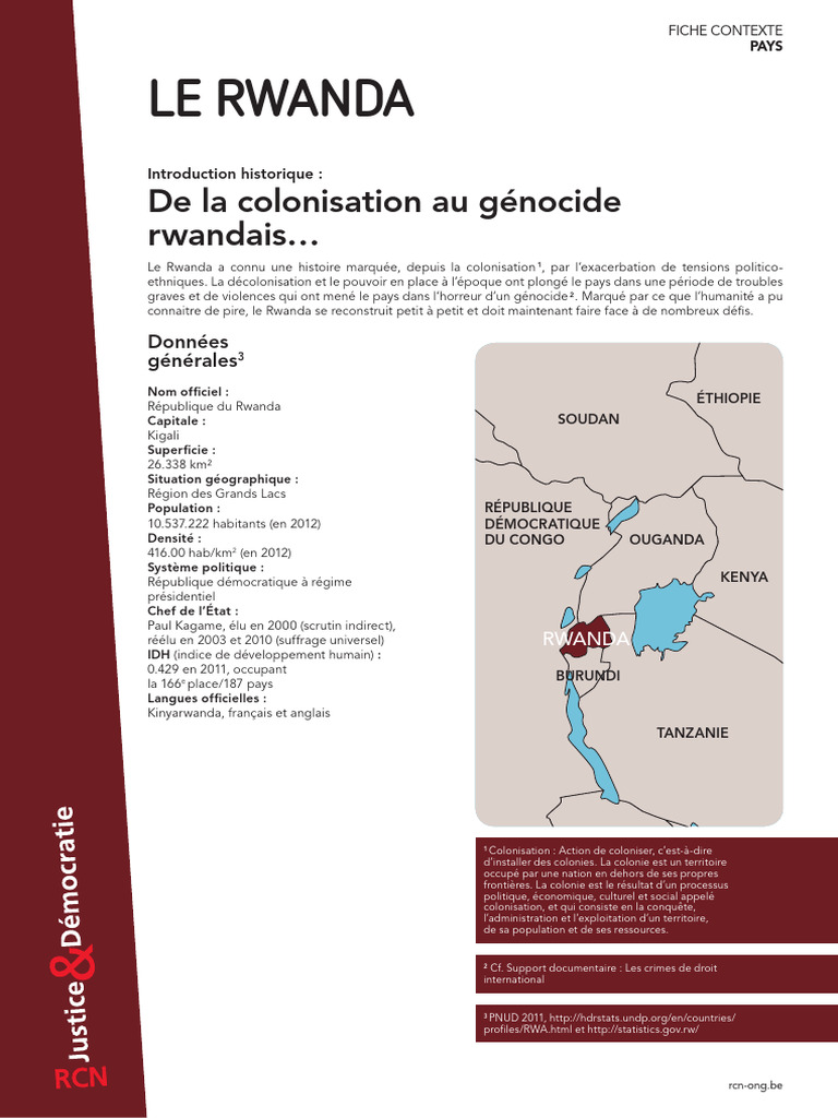 Évolution du Rwanda jusqu'en 1900 | PDF | Rwanda | Hutus