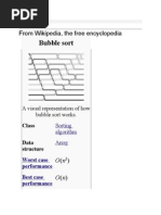 Bubble Sort