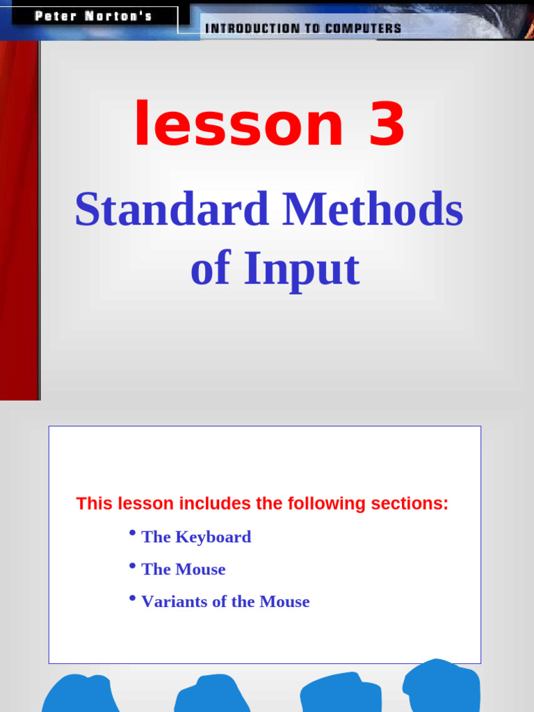 Keyboard and Mouse Input Methods | PDF | Computer Keyboard | Input/Output