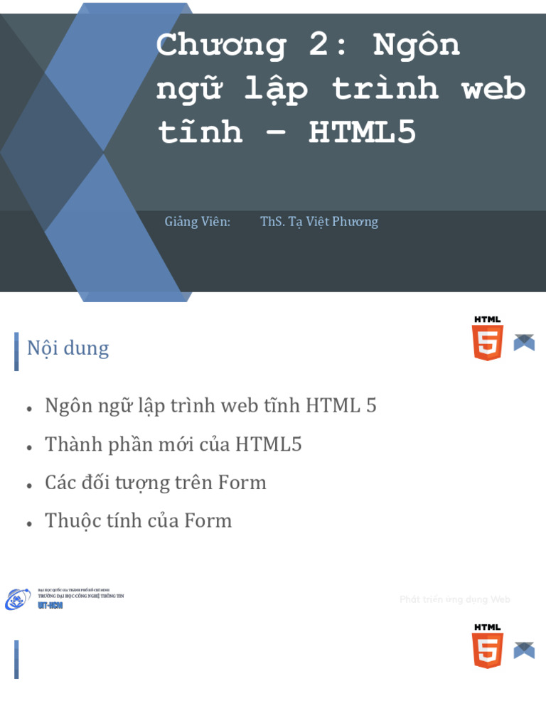 Chương 2 Web-HTML5 - SV | PDF