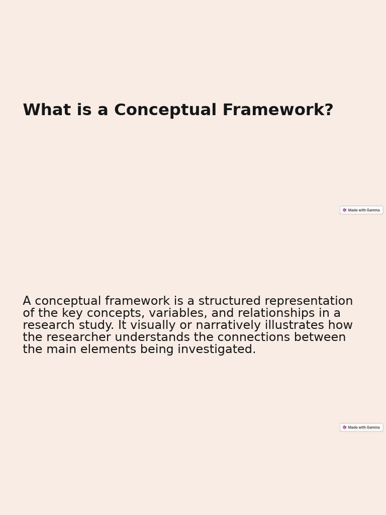 Conceptual Framework | PDF | Art | Science & Mathematics