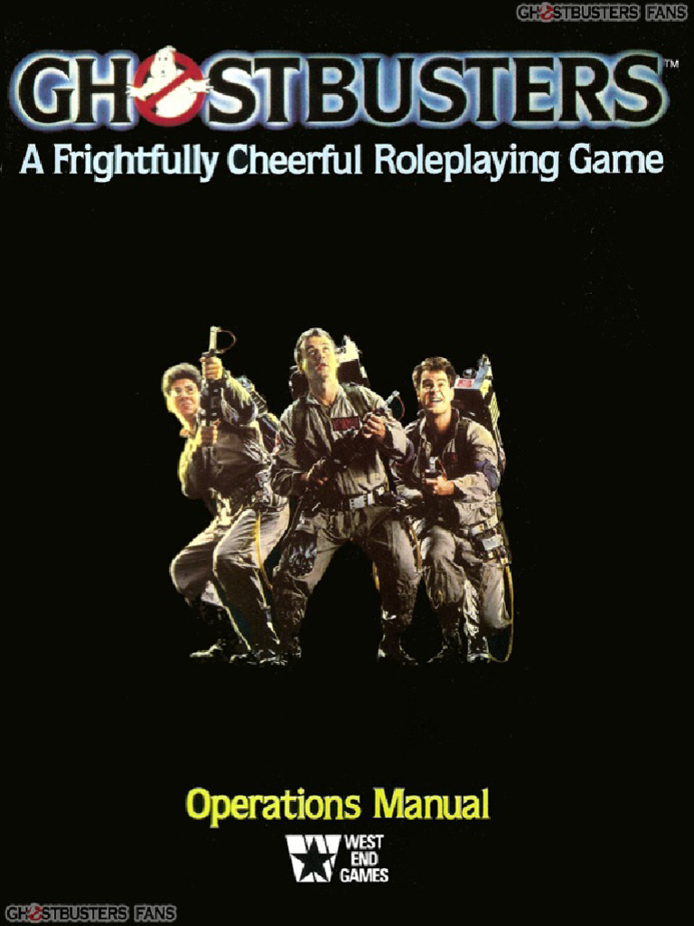 Ghostbuster Operations Manual | PDF