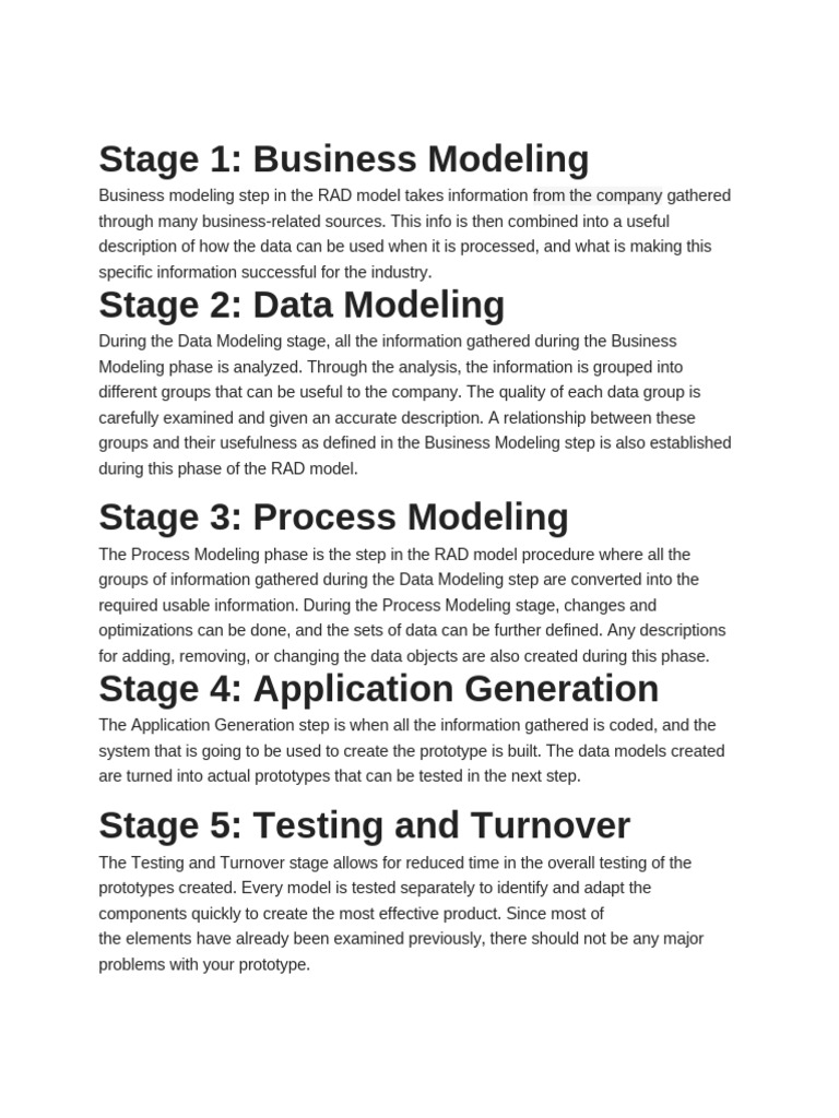 Overview of RAD Model Phases | PDF