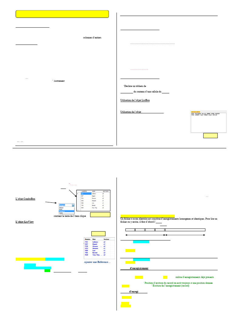 Bases du langage Visual Basic 2020 | PDF | Programmation orientée objet ...