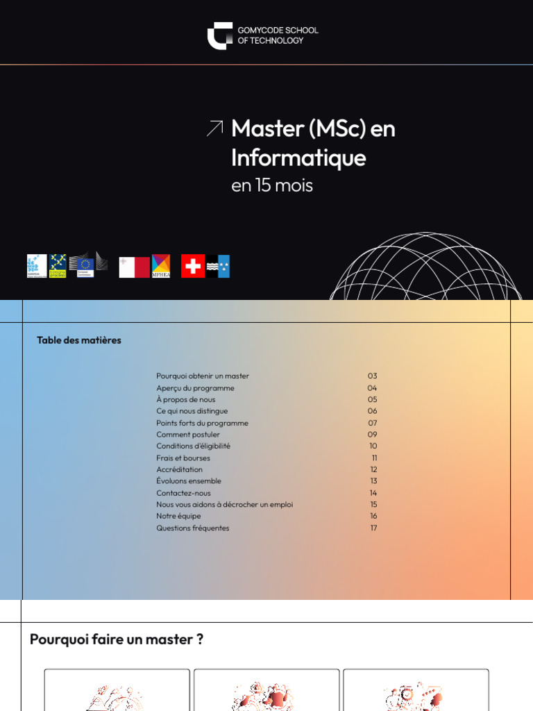 Master en Informatique en 15 mois | PDF | JavaScript | Application