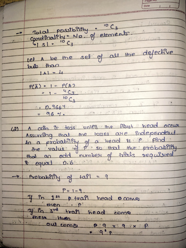3 RD Sem Math 1 Phase 1 | PDF