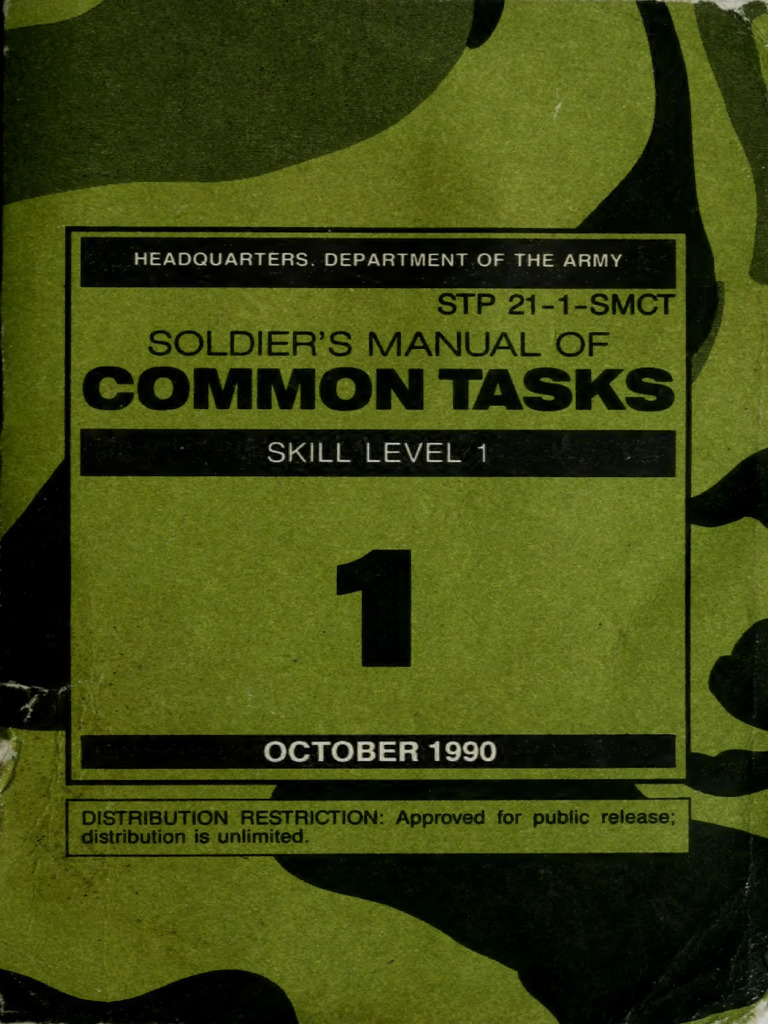 Soldier's Manual of Common Tasks | PDF | Gun Turret | Armoured Fighting ...