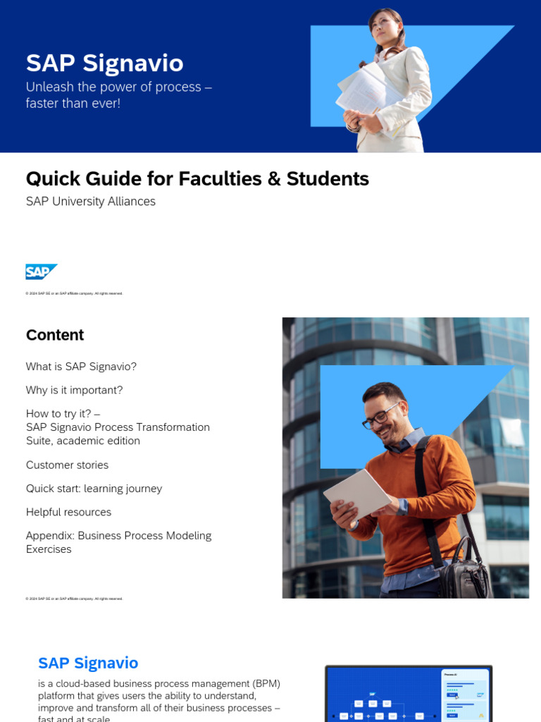 Quick Start Guide - SAP Signavio | PDF | Business Process Management ...