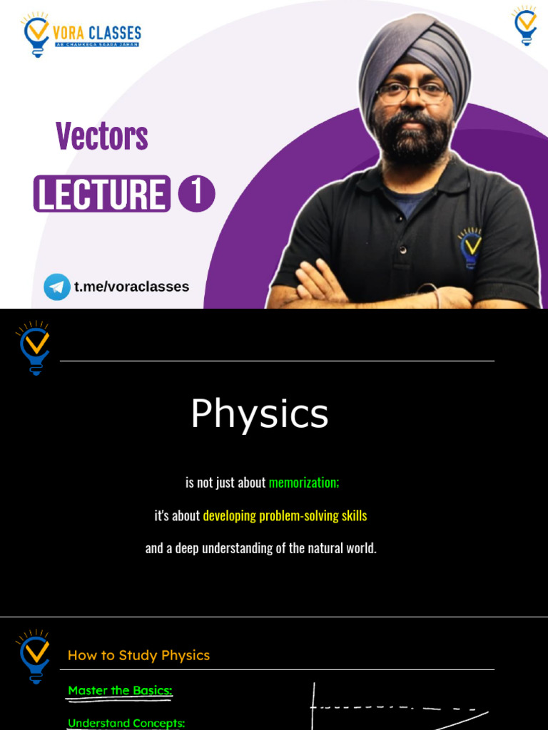 (Mathematical Tools) Vectors Lecture 1.pdf: @genetry | PDF