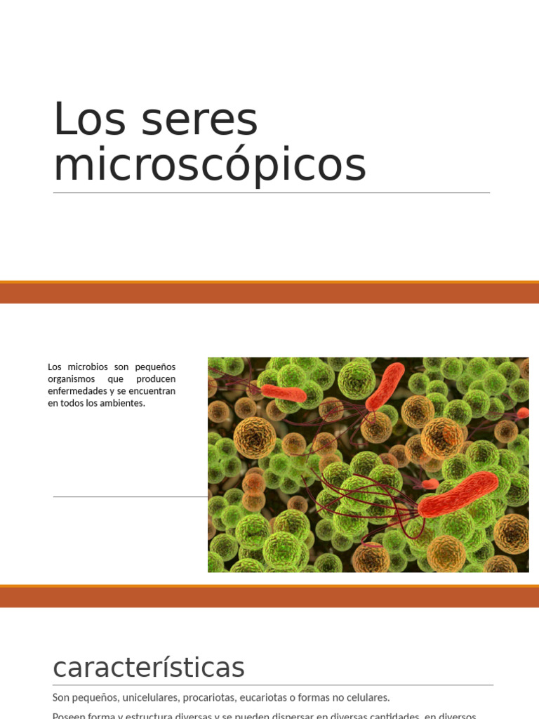 Los Seres Microscópicos | PDF | Microorganismo | Virus