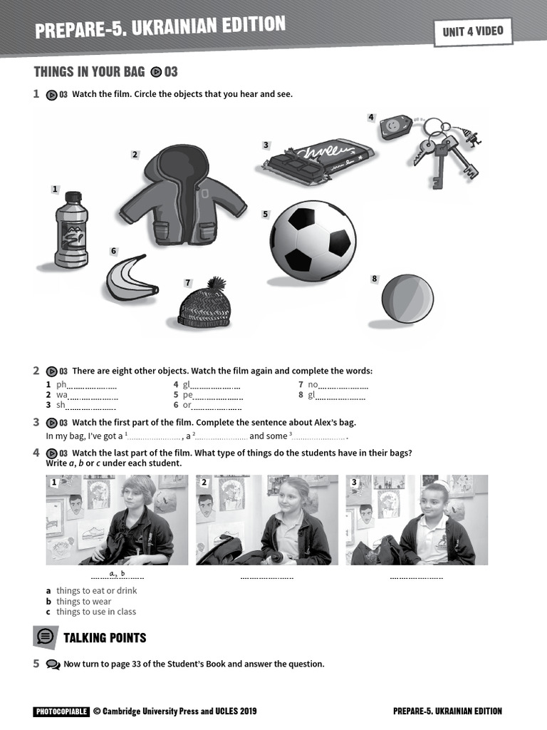 Video Activities for Unit 4 | PDF