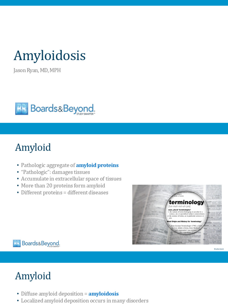 Understanding Amyloidosis: Types and Diagnosis | PDF | Diseases And ...