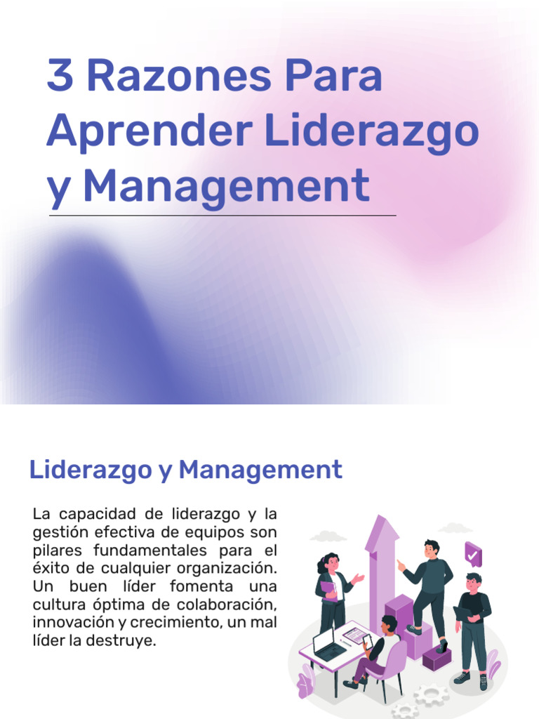 Liderazgo y Management: Claves del Éxito | PDF | Crecimiento personal y ...