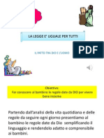 Il Patto Tra Dio e L'uomo .Scuola Dell'Infanzia