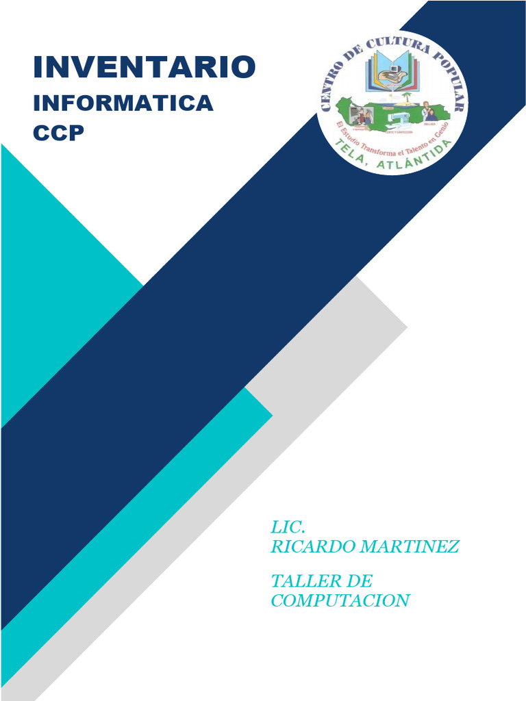 Inventario Informatica CCP | PDF | Bienes manufacturados | Electrónica
