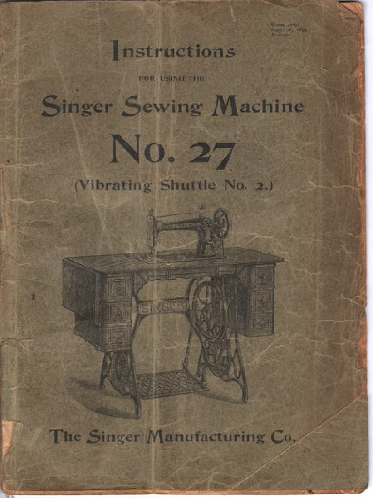 Singer VS2 1892-Manual | PDF