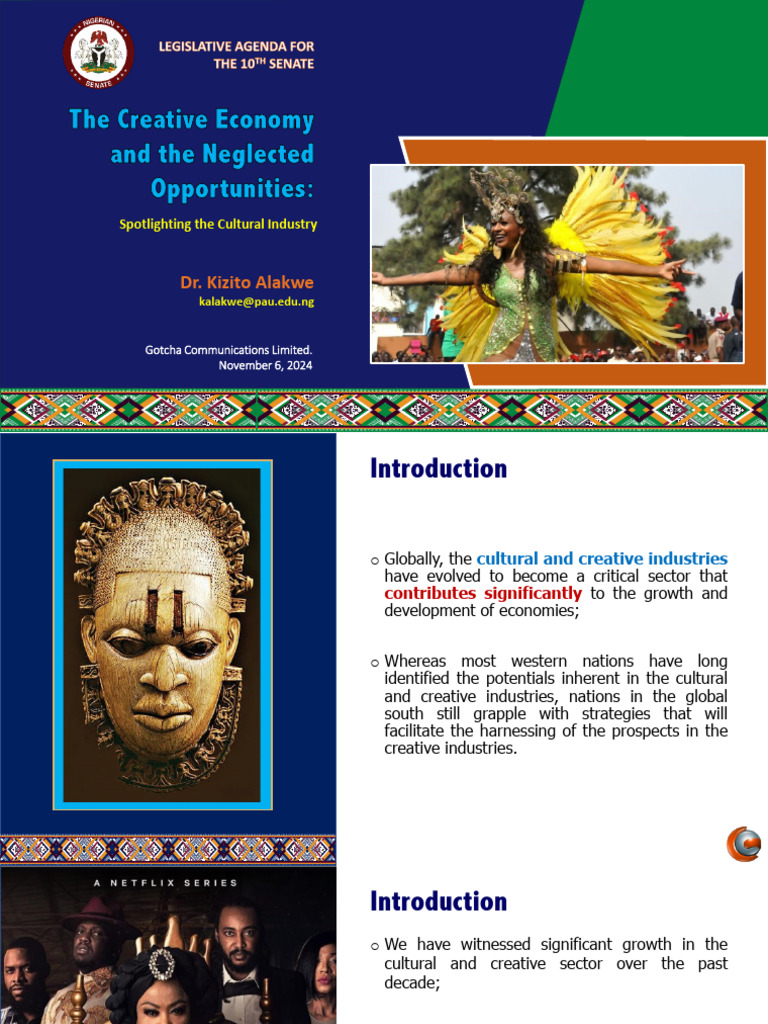 The Creative Economy and The Negleted Opportunities vs.2 | PDF | The ...