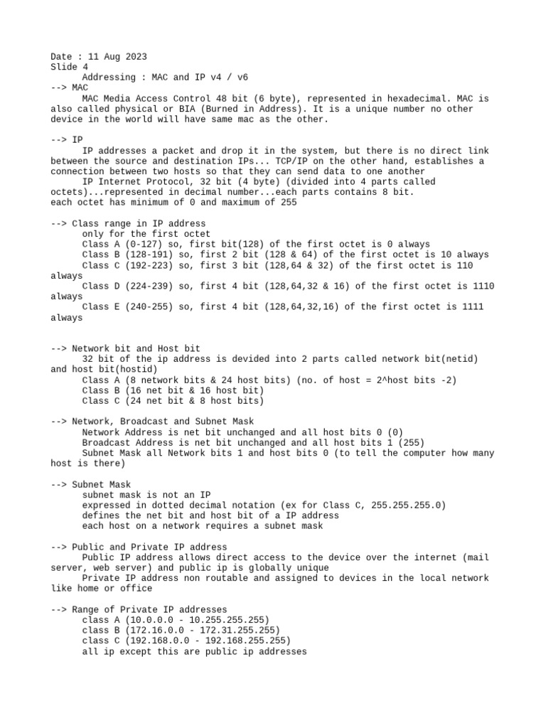 Understanding MAC and IP Addressing | PDF | Ip Address | Internet Protocols
