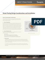 Steam Tracing Design Considerations and Installation