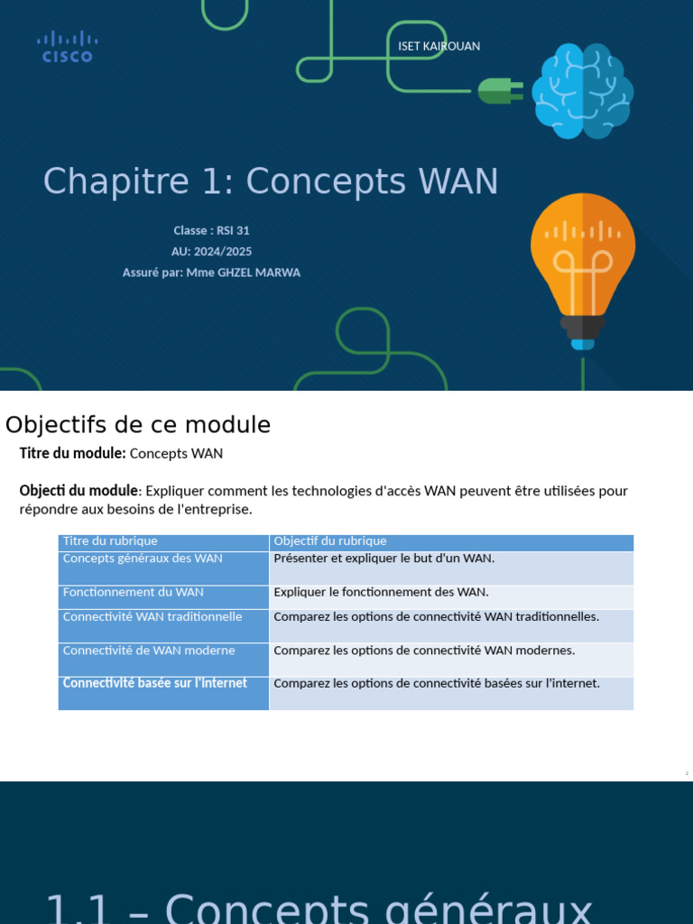 Concepts et Topologies des Réseaux WAN | PDF | Mise en réseau ...
