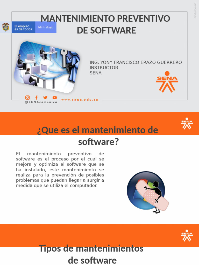 Mantenimiento de SW - 0 | PDF | Archivo de computadora | Software