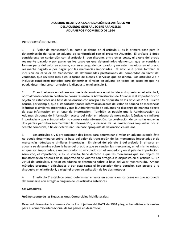 Acuerdo | PDF