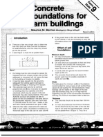 Concrete Foundation For Farm Buildings