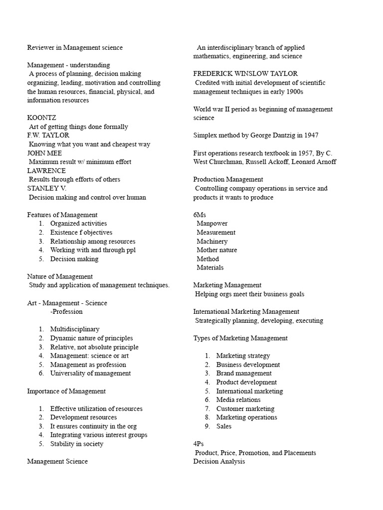 MS Reviewer | PDF | Leadership | System