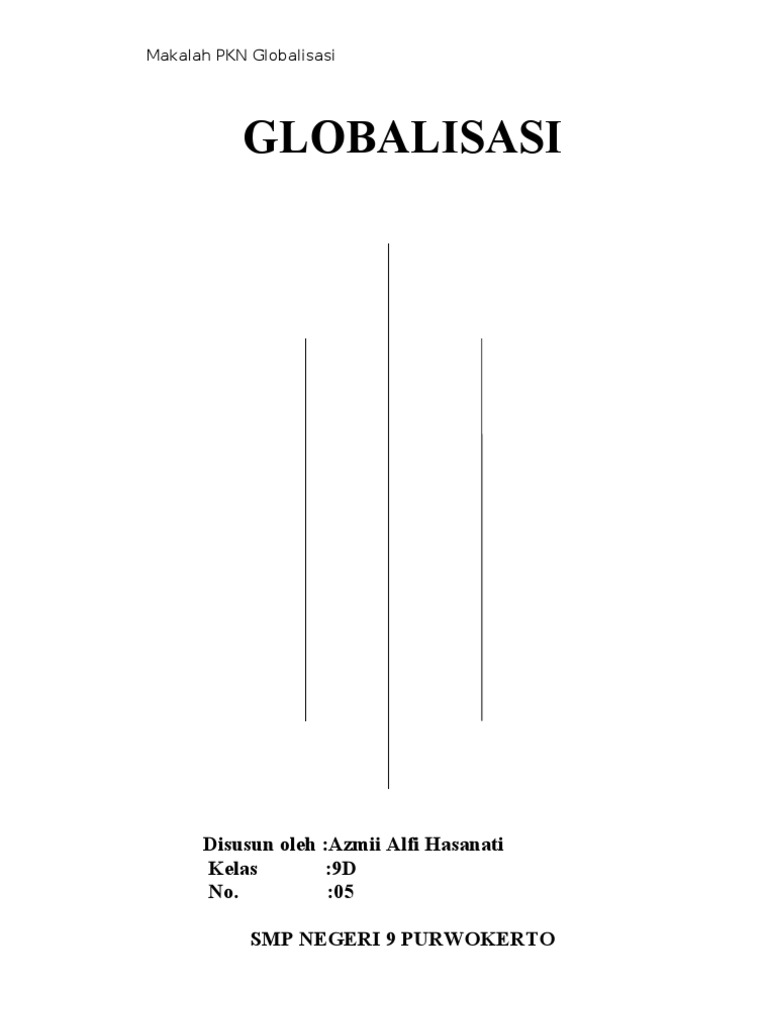 Makalah Globalisasi