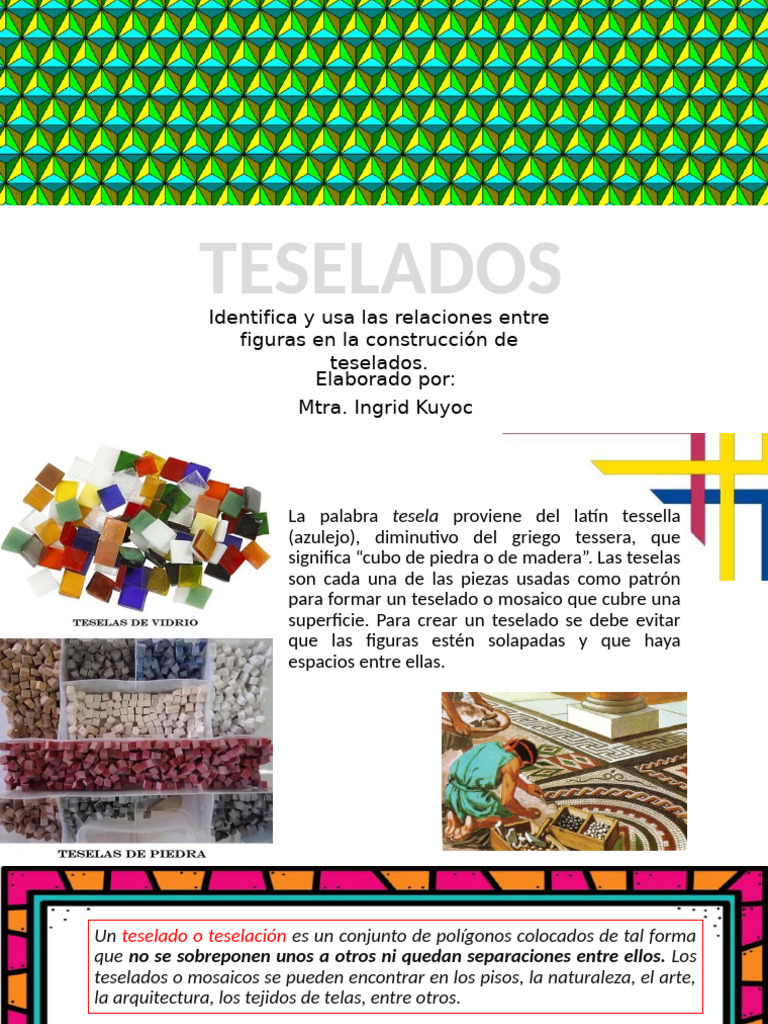 Construcción de Teselados Geométricos | PDF | Geometria clasica ...