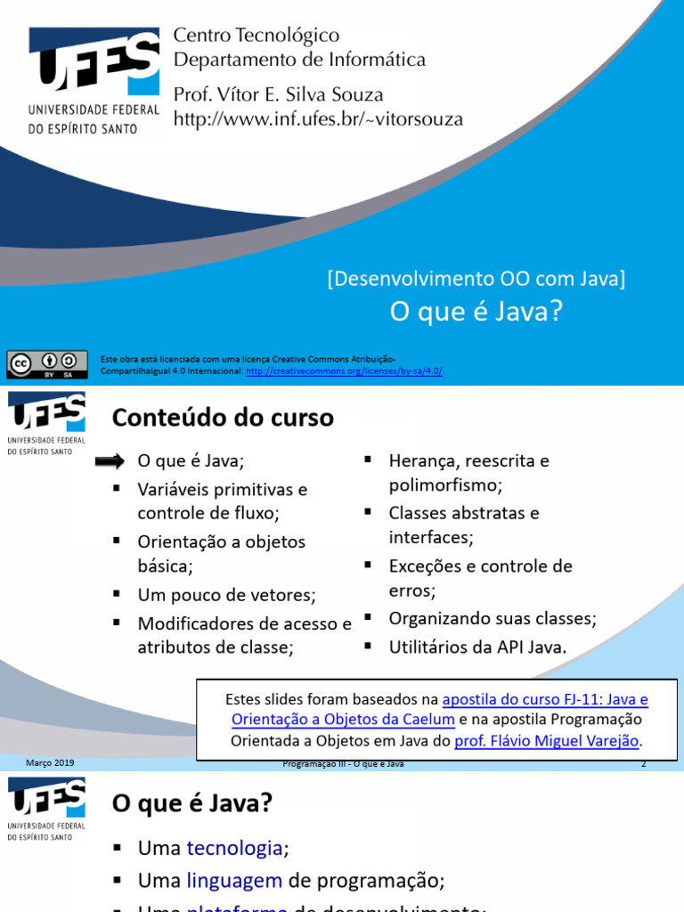 Introdução ao Java e Suas Versões | PDF | Java (linguagem de ...