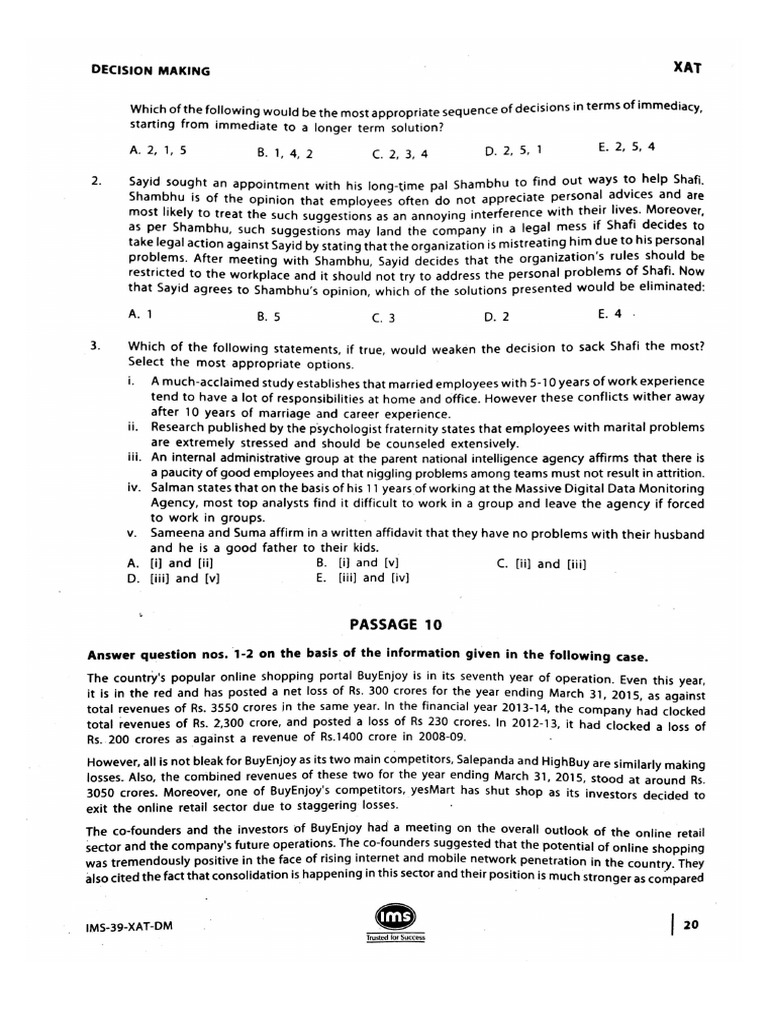 IMS 2 Document Scan Summary | PDF