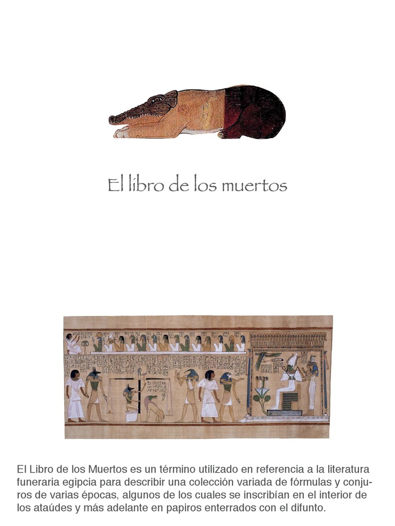 El Libro de los Muertos en Egipto | PDF | Antiguo Egipto | Religión y ...