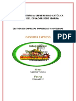 Comercializacion Caserita Express