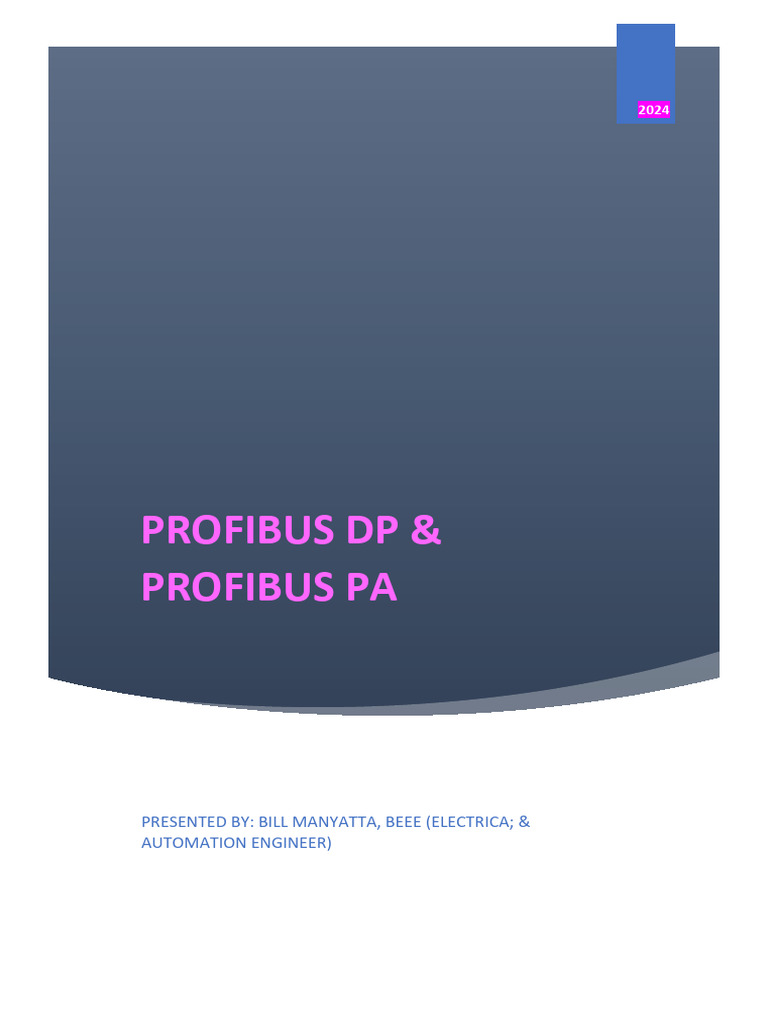 Comparing PROFIBUS PA and DP | PDF | Computer Engineering ...