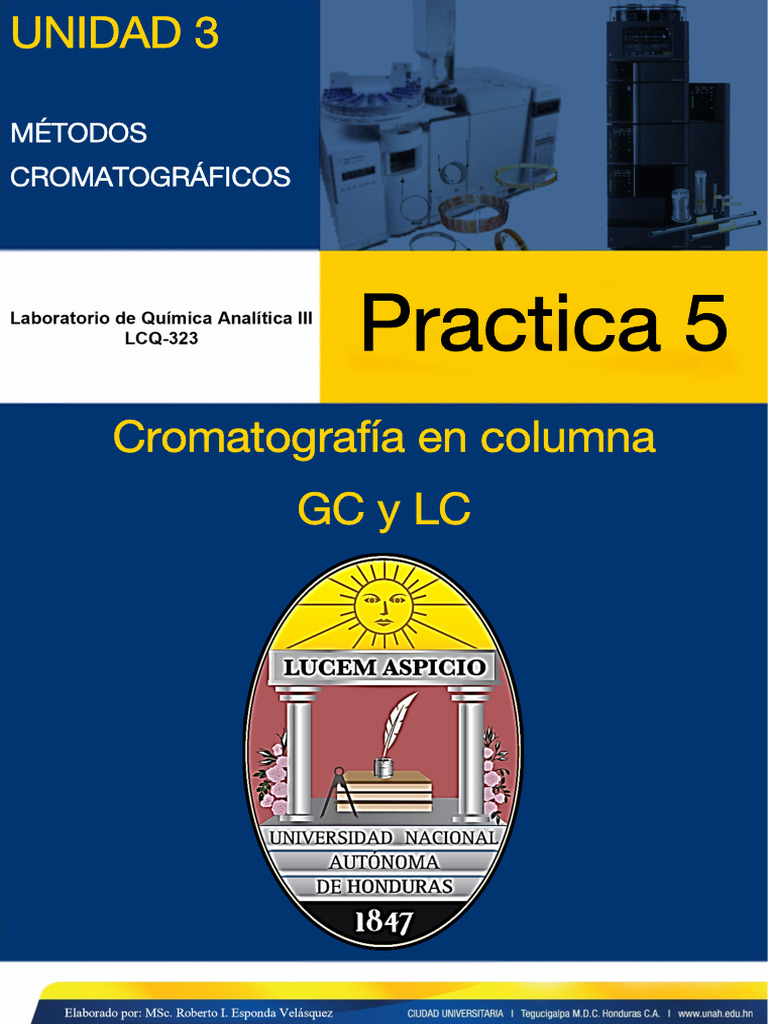 Practica 5 Cromatografía en Columna (GC y LC) | PDF | Cromatografía ...